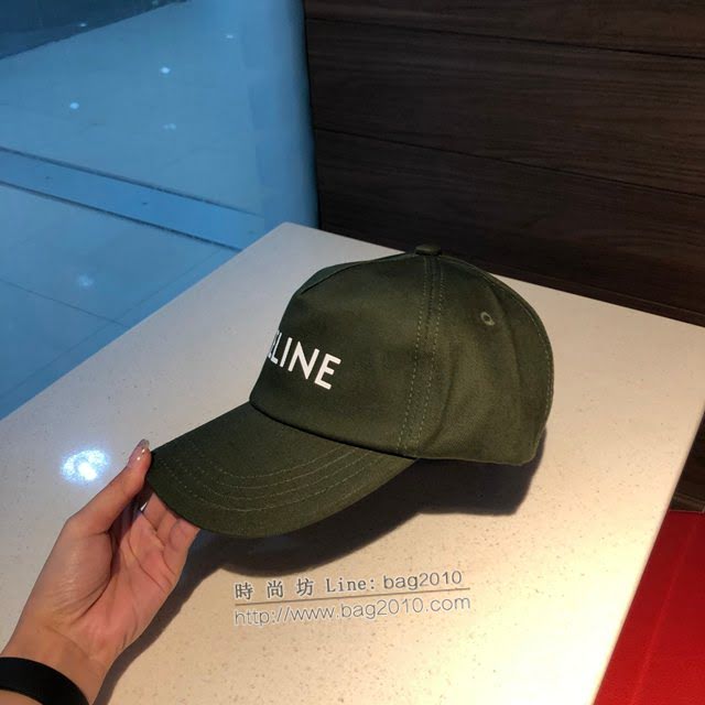 CELINE男女同款帽子 賽琳經典字母棒球帽鴨舌帽  mm1476